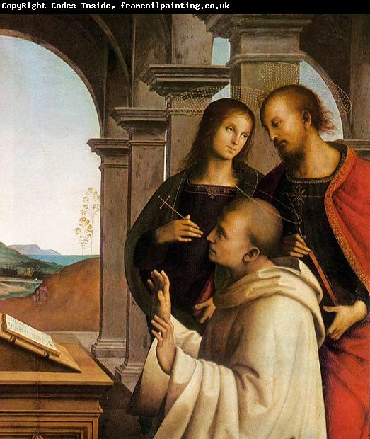 Pietro Perugino The Vision of St Bernard
